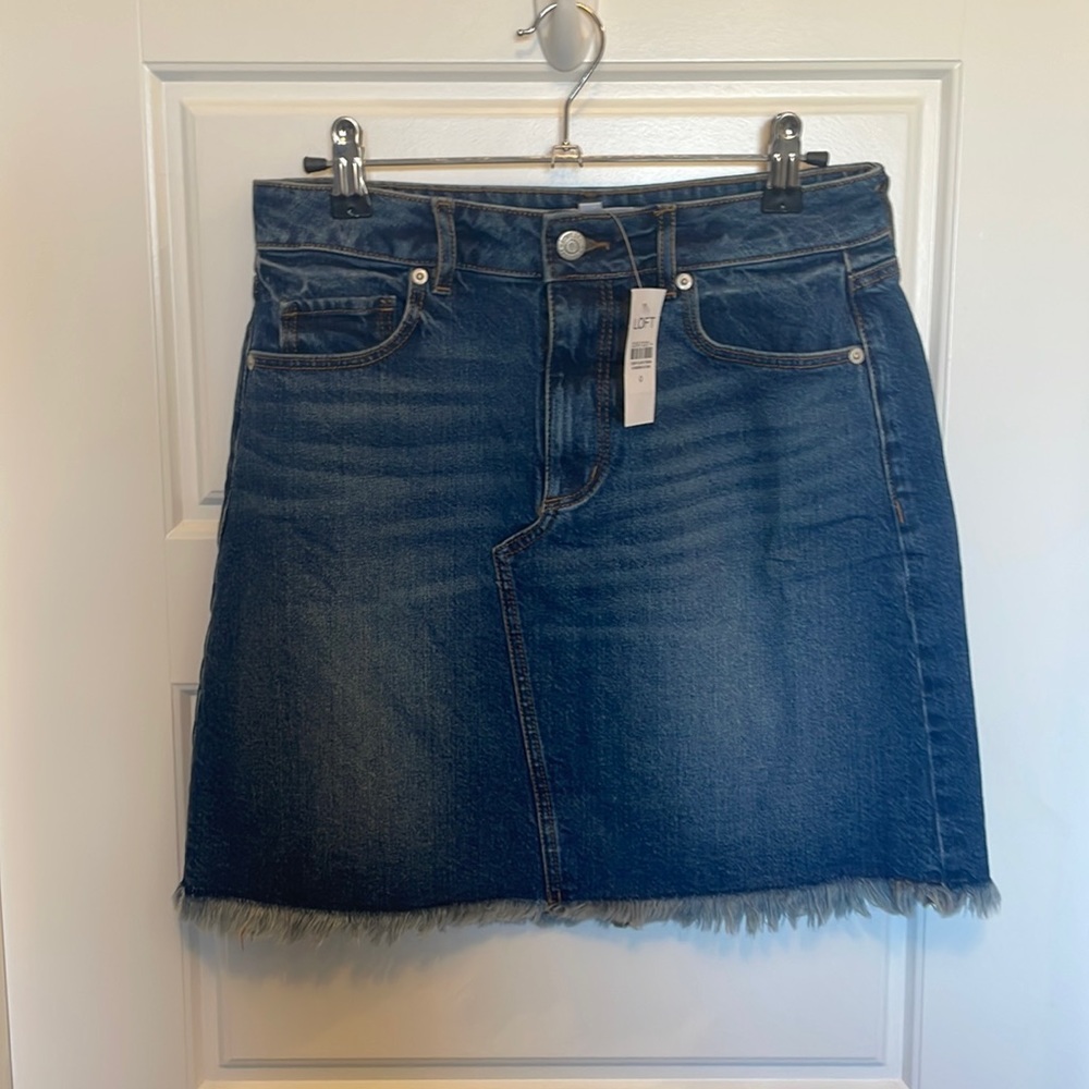 Loft Jean skirt